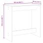 Preview: Bartisch Altholz-Optik 102x50x103,5 cm Holzwerkstoff