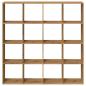 Preview: Bücherregal Artisan-Eiche 137,5x29x137,5 cm Holzwerkstoff