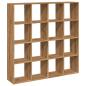 Preview: Bücherregal Artisan-Eiche 137,5x29x137,5 cm Holzwerkstoff