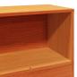 Preview: Massivholzbett ohne Matratze Wachsbraun 75x190 cm Kiefernholz