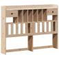 Preview: Massivholzbett mit Regal ohne Matratze 140x190 cm Kiefer