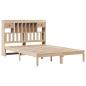 Preview: Massivholzbett mit Regal ohne Matratze 160x200 cm Kiefernholz