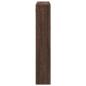 Preview: Wandschrank Braun Eichen-Optik 80x15x80 cm Holzwerkstoff