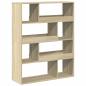 Preview: Bücherregal Sonoma-Eiche 100x33x125,5 cm Holzwerkstoff