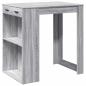 Preview: Bartisch Grau Sonoma 102x70x103,5 cm Holzwerkstoff