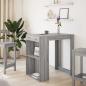 Preview: Bartisch Grau Sonoma 102x70x103,5 cm Holzwerkstoff