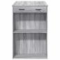Preview: Bartisch Grau Sonoma 102x70x103,5 cm Holzwerkstoff
