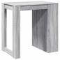 Preview: Bartisch Grau Sonoma 102x70x103,5 cm Holzwerkstoff