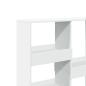 Preview: Raumteiler Weiß 100x33x115 cm Holzwerkstoff