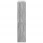 Preview: Raumteiler Grau Sonoma 100x33x156,5 cm Holzwerkstoff