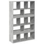 Preview: Raumteiler Betongrau 100x33x156,5 cm Holzwerkstoff