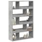 Preview: Raumteiler Betongrau 100x33x156,5 cm Holzwerkstoff