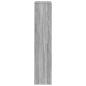 Preview: Raumteiler Grau Sonoma 100x33x156,5 cm Holzwerkstoff