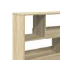 Preview: Raumteiler Sonoma-Eiche 100x33x94,5 cm Holzwerkstoff