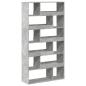 Preview: Raumteiler Betongrau 100x33x187,5 cm Holzwerkstoff
