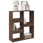 Preview: Raumteiler Braun Eichen-Optik 100x33x115 cm Holzwerkstoff