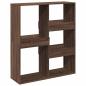 Preview: Raumteiler Braun Eichen-Optik 100x33x115 cm Holzwerkstoff