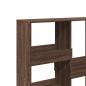 Preview: Raumteiler Braun Eichen-Optik 100x33x115 cm Holzwerkstoff