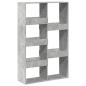 Preview: Raumteiler Betongrau 100x33x155,5 cm Holzwerkstoff