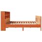 Preview: Massivholzbett ohne Matratze Wachsbraun 180x200 Kiefernholz