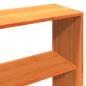 Preview: Massivholzbett ohne Matratze Wachsbraun 180x200 Kiefernholz
