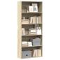 Preview: Bücherregal Sonoma-Eiche 80x30x189 cm Holzwerkstoff