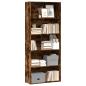 Preview: Bücherregal Räuchereiche 80x30x189 cm Holzwerkstoff