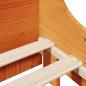 Preview: Massivholzbett ohne Matratze Wachsbraun 150x200 cm Kiefernholz