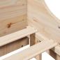 Preview: Massivholzbett ohne Matratze 120x200 cm Kiefernholz