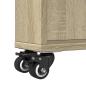 Preview: Aufbewahrungswagen Schmal Sonoma-Eiche 48x13x68cm Holzwerkstoff