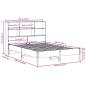 Preview: Massivholzbett mit Regal ohne Matratze 140x200 cm Kiefer