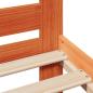 Preview: Massivholzbett ohne Matratze Wachsbraun 150x200 cm Kiefernholz