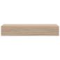 Preview: Schweberegal 4 Stk. 23x23,5x4 cm Holzwerkstoff