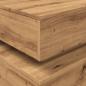 Preview: Couchtisch mit LED-Leuchten Artisan-Eiche 90x50x40 cm