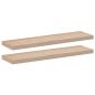 Preview: Schweberegale 2 Stk. 90x23,5x4 cm Holzwerkstoff