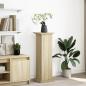 Preview: ARDEBO.de - Postament mit Stauraum Sonoma-Eiche 31x30x90 cm Holzwerkstoff