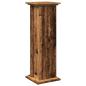 Preview: Postament mit Stauraum Altholz-Optik 31x30x90 cm Holzwerkstoff