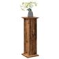 Preview: Postament mit Stauraum Altholz-Optik 31x30x90 cm Holzwerkstoff