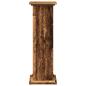 Preview: Postament mit Stauraum Altholz-Optik 31x30x90 cm Holzwerkstoff