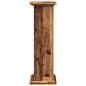 Preview: Postament mit Stauraum Altholz-Optik 31x30x90 cm Holzwerkstoff
