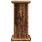 Preview: Postament mit Stauraum Altholz-Optik 31x30x60 cm Holzwerkstoff