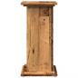 Preview: Postament mit Stauraum Altholz-Optik 31x30x60 cm Holzwerkstoff