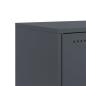 Preview: TV-Schrank Rosa 100,5x39x60,5 cm Stahl