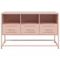 Preview: TV-Schrank Rosa 100,5x39x60,5 cm Stahl