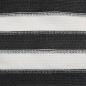 Preview: Zaunblende Anthrazit und Weiß 1,5x50 m HDPE 75 g/m²