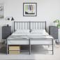 Preview: ARDEBO.de - Nachttische 2 Stk. Anthrazit 36x39x78 cm Stahl