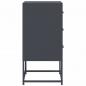 Preview: Nachttische 2 Stk. Anthrazit 36x39x78 cm Stahl