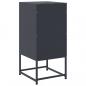 Preview: Nachttische 2 Stk. Anthrazit 36x39x78 cm Stahl