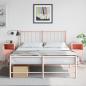 Preview: ARDEBO.de - Nachttische 2 Stk. Rosa 36x39x60,5 cm Stahl