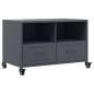Preview: TV-Schrank Anthrazit 68x39x43,5 cm Stahl